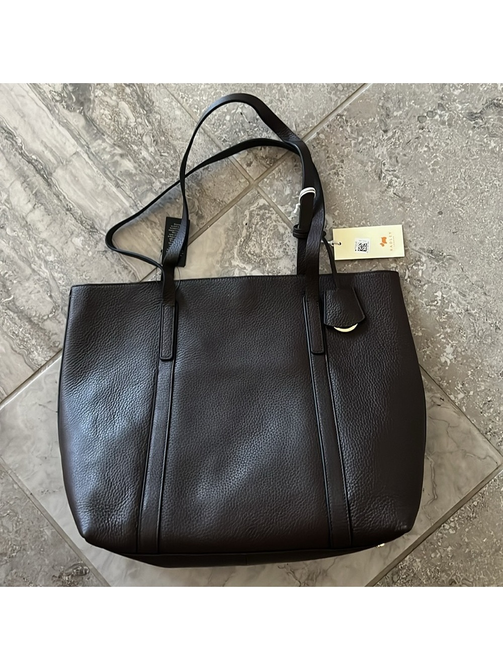 Radley London Museum Street Large Open-Top Tote In Dark Brown, Nwt — image 8 of 8